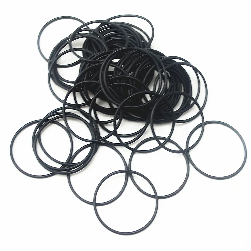 

50Pcs Black "O" Type Sealing Rubber Ring Gaskets 60/62/63/64/66/68/70/72*2 MM