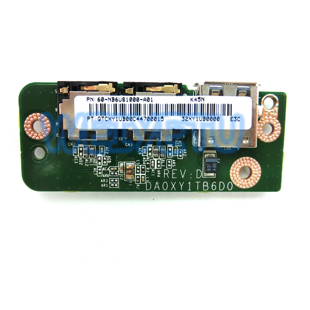 Плата ввода вывода K45N для ноутбука ASUS K45D K45DR панель PN: 60 NB6U81000 A01 Rev : D 100%