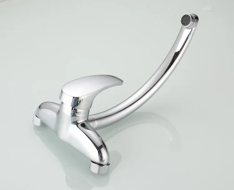 Бесплатная доставка хит продаж кухонный кран из твердой латуни для раковины с