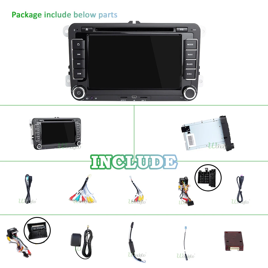 DSP ips Android 9,0 4G 64G 2 DIN dvd-плеер для VW PASSAT B6 CC B7 POLO GOLF 5 6 Tiguan Fabia быстрая для сиденья Altea Toledo Leon
