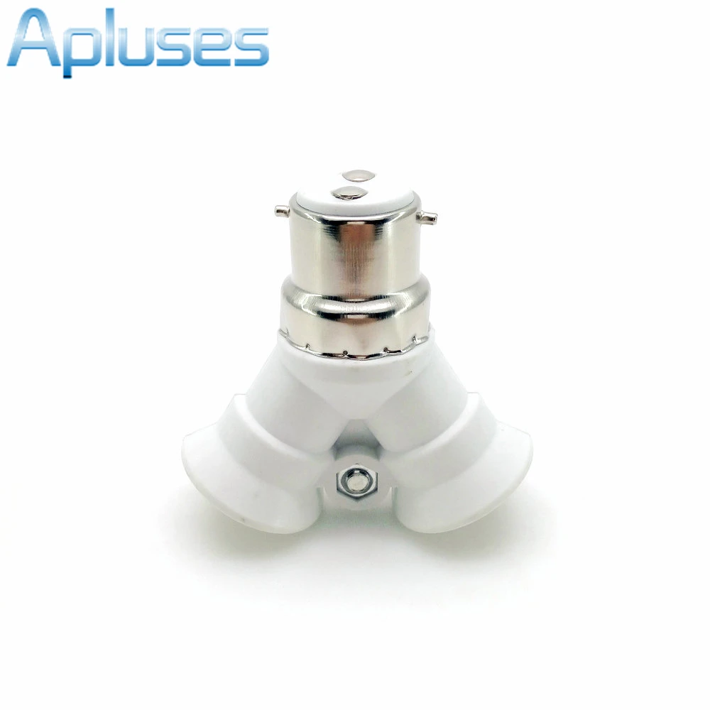 1 B22 до 2 E14 Светодиодная лампа конвертер гнездо адаптера держатель высокое