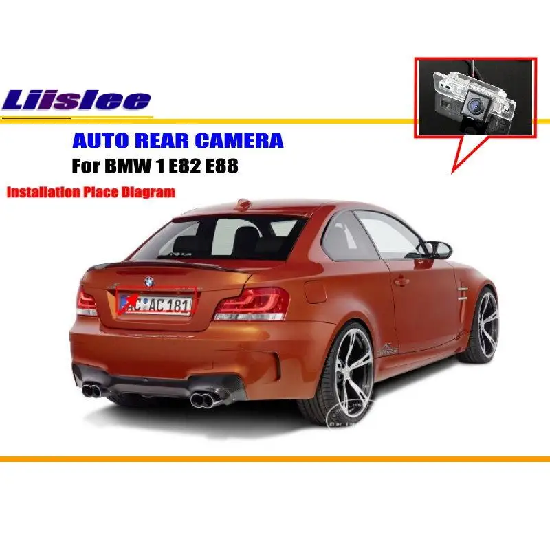 Liislee Car Rear View Camera For BMW 1 E82 E88 / Reverse HD CCD RCA NTST PAL License Plate Light | Автомобили и мотоциклы