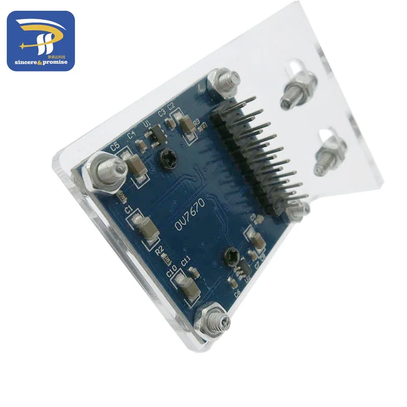 Smart Electronics OV7670 300KP VGA Camera Module and Acrylic Bracket Plastic Case for arduino DIY KIT | Электронные компоненты