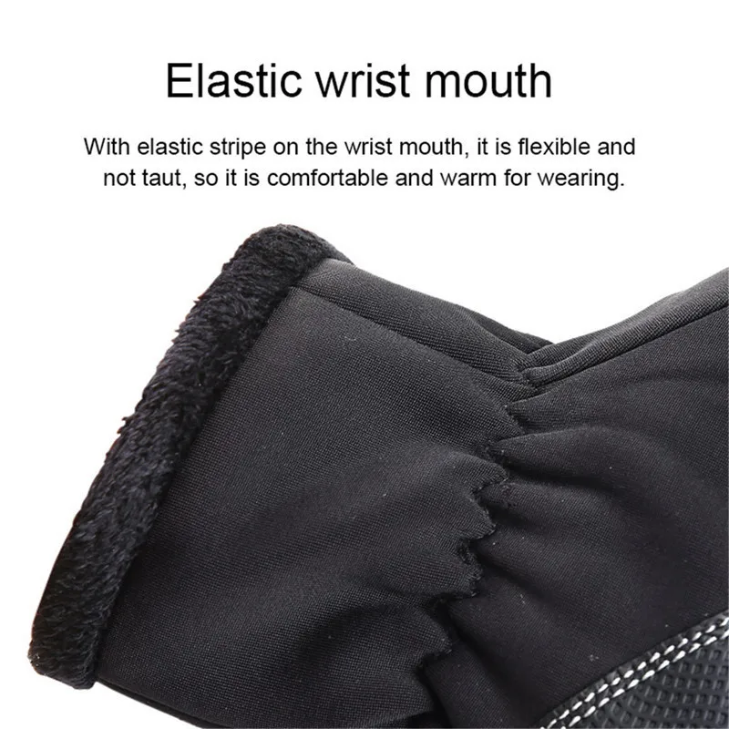 Спорт на открытом воздухе Windstopper водонепроницаемые теплые перчатки для верховой езды полный палец перчатки для мотоцикла Сенсорный экран перчатки для мужчин