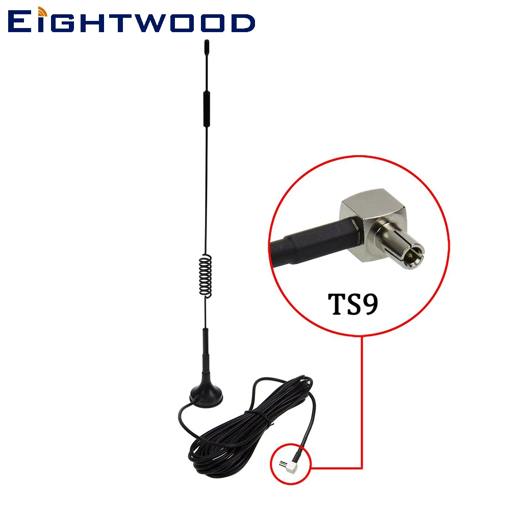 Eightwood TS9 7dBi Открытый 3G 4G LTE CPRS GSM 2 WCDMA Всенаправленная антенна с двойным винтом