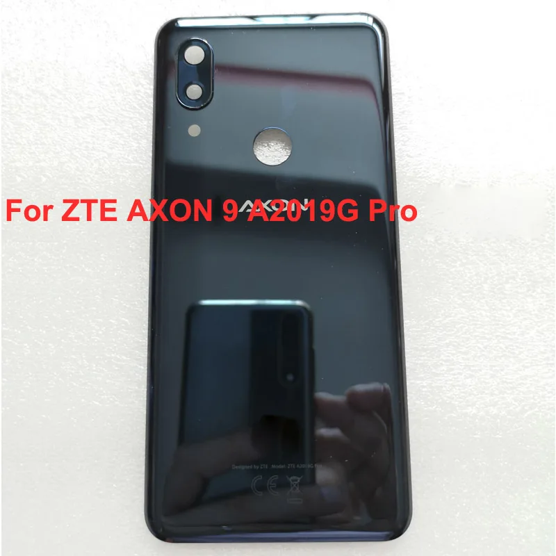 Крышка батарейного отсека для ZTE Axon 9 Pro, A2019, задняя крышка корпуса, чехол со стеклом камеры для ZTE Axon9 Pro, A2019, чехол s
