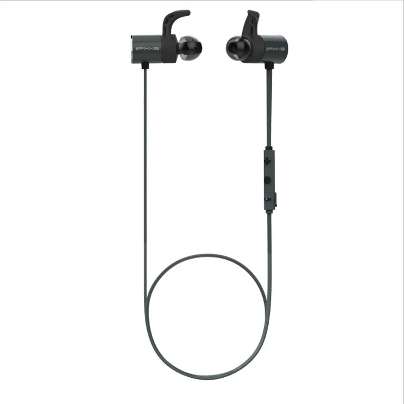 black Оригинальные Plextone BX343 беспроводные Bluetooth наушники IPX5 водонепроницаемые портативные Hi-Fi бас стерео высокого класса спортивные с микрофоном гарнитура - Цвет: black