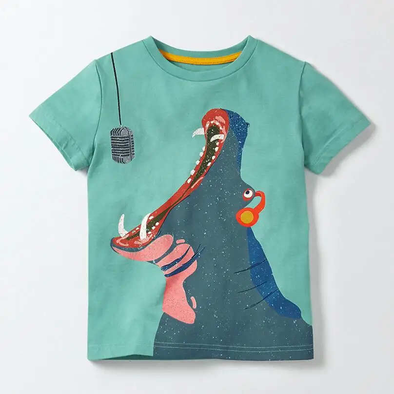 Little maven/детская одежда летняя для маленьких мальчиков футболки с короткими