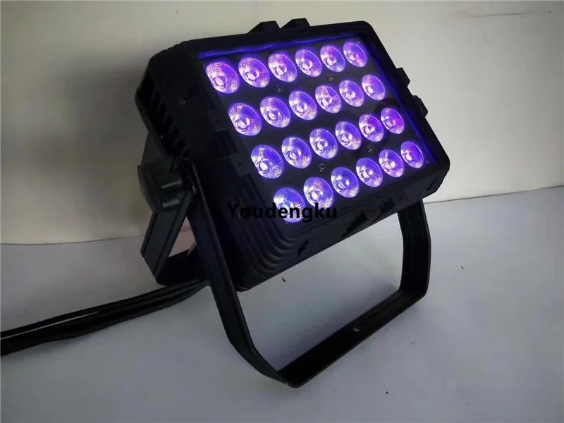 Открытый прожекторы Светодиодный свет 24x18 w RGBWA + УФ 6in1 светодиодный цвет города