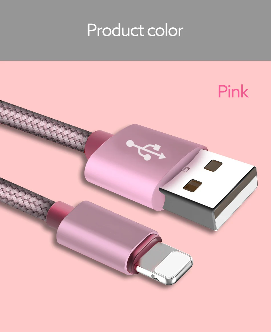 ROCK USB кабель для iPhone XS MAX XR X 8 7 6 Plus 6S 5S plus iPad mini Кабели для быстрой зарядки шнур для зарядки мобильного телефона