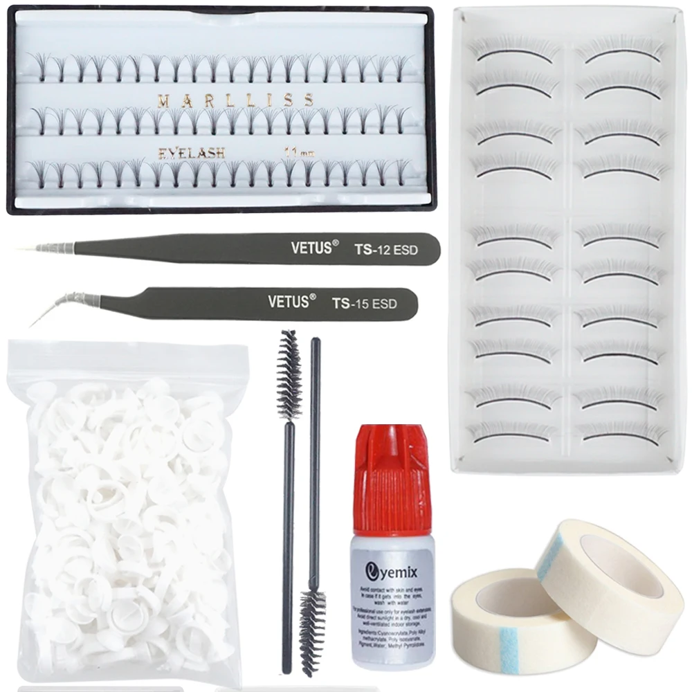 Новые наборы для наращивания ресниц начинающих|eyelash extension set|new eyelash extensionseyelash |