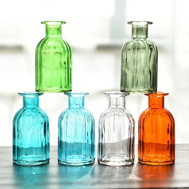 Инс маленький рот стеклянная прозрачная ваза скандинавский ветер сушеные