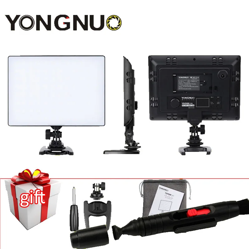 Видеокамера YONGNUO YN 300 Air YN300 LED 3200 K 5500 для Canon Nikon Pentax Olympus Samsung DSLR и видеокамеры|for