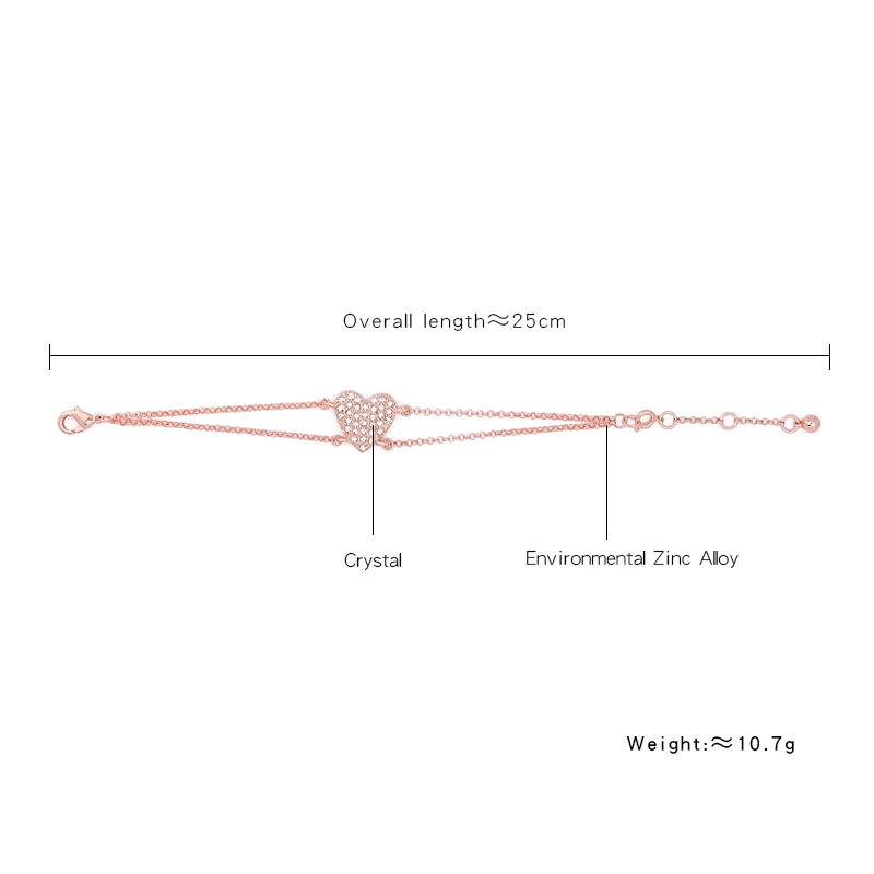 Модные брендовые ювелирные изделия ожерелье-чокер с изящным сердцем для женщин