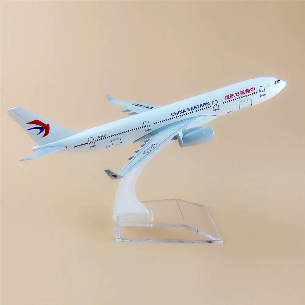 16 см металлический самолет модель Air China Восточной Airways Airbus 330 A330 самолета W Стенд |
