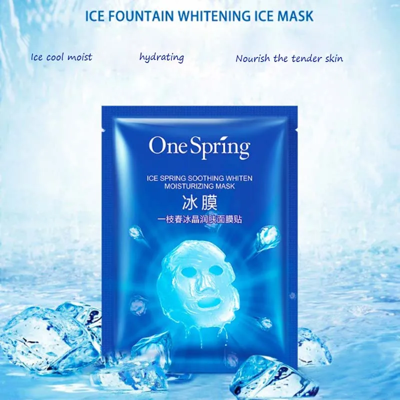 Маска для лица onespring Ice Spring увлажняющий отбеливающий антивозрастной лифтинг