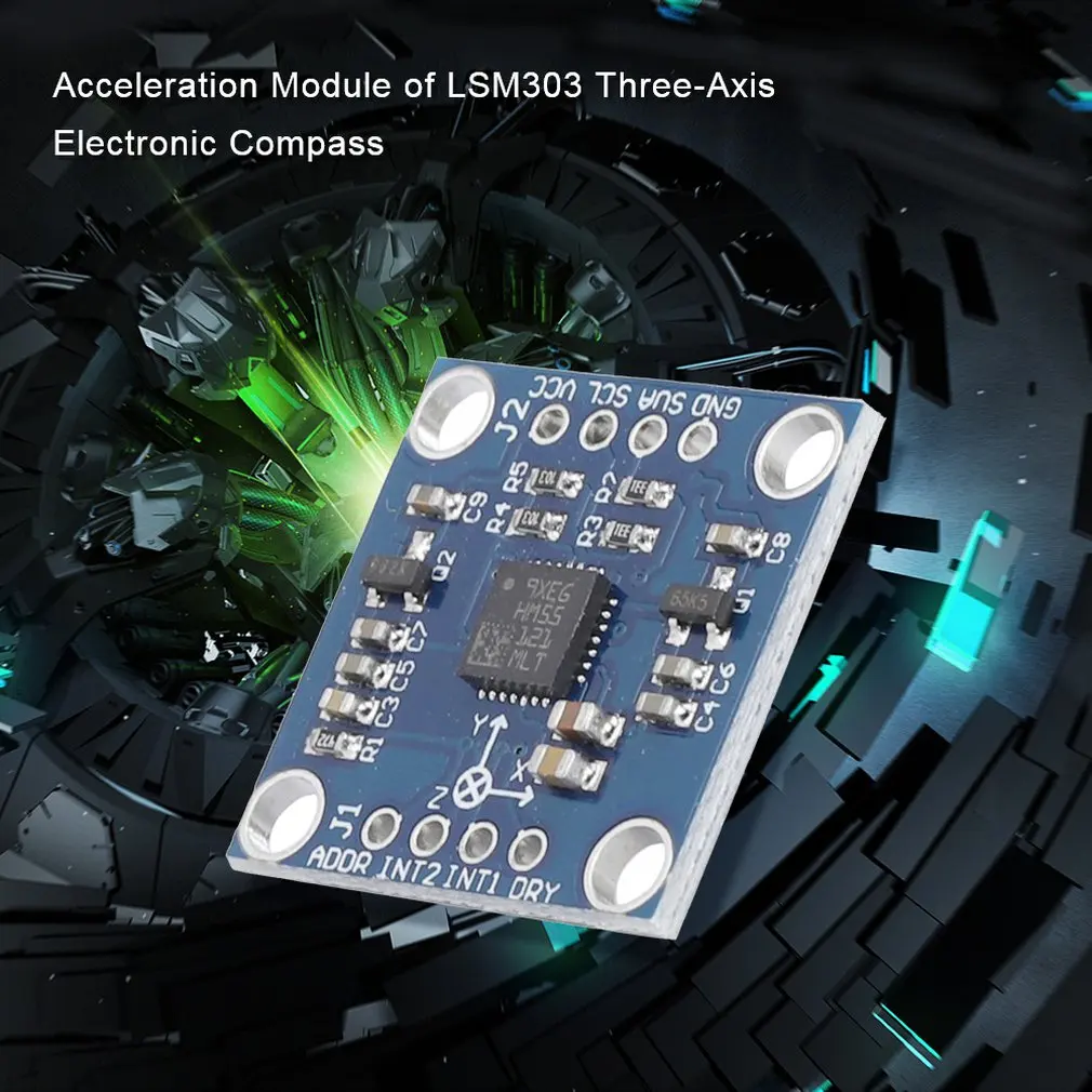 Lsm303Dlh трехосный электронный компас модуль ускорения датчик компаса аксессуары |