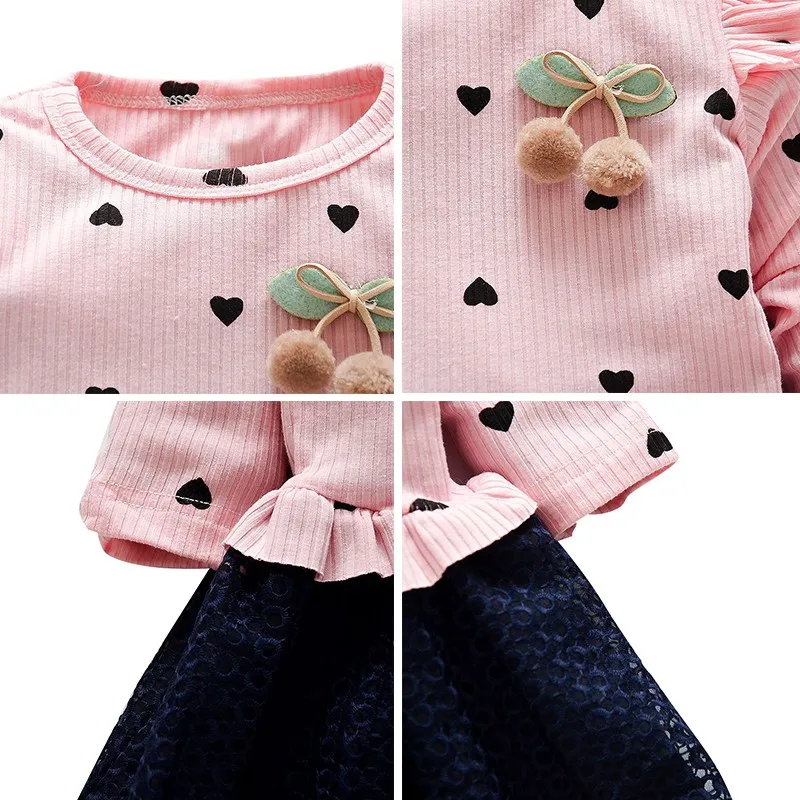 Autumn Spring Baby Girl Clothes Dress Princess baby dresses girl Cotton Kids Toddler Long Sleeve Sundress vestidos | Детская одежда и