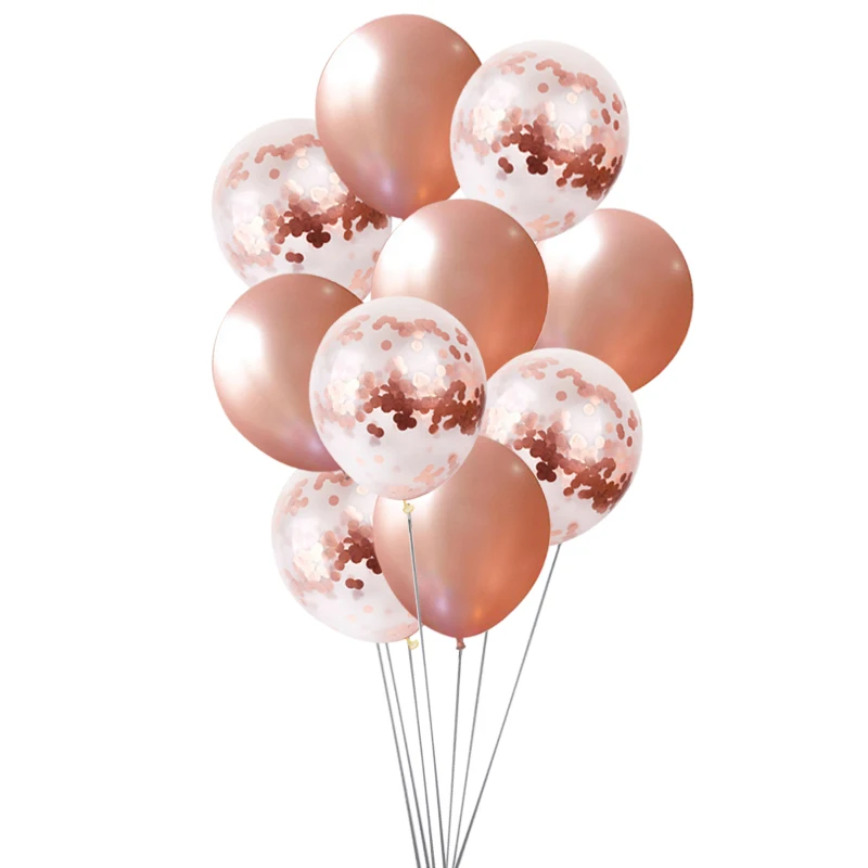 Chicinlife Rosegold 0-9 цифры шар с днем рождения сердце шар взрослых юбилей 1st украшения для свадьбы и дня рождения поставки