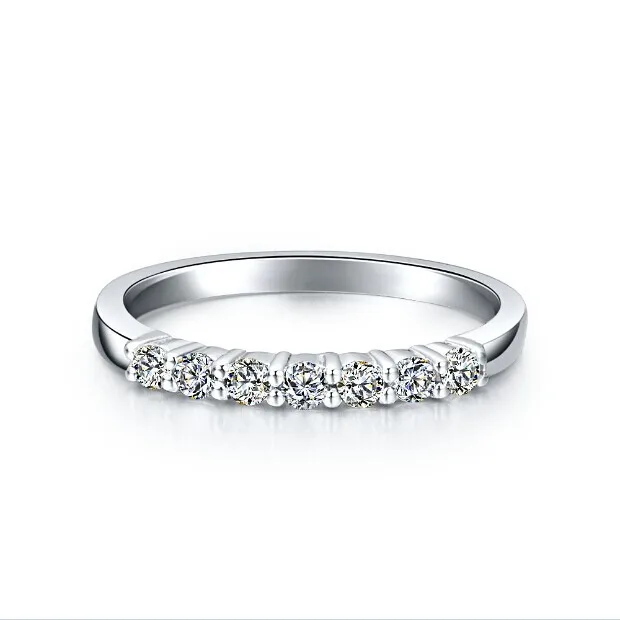 14K белые золотые свадебные наборы 2.7Ct женские обручальные кольца для женщин