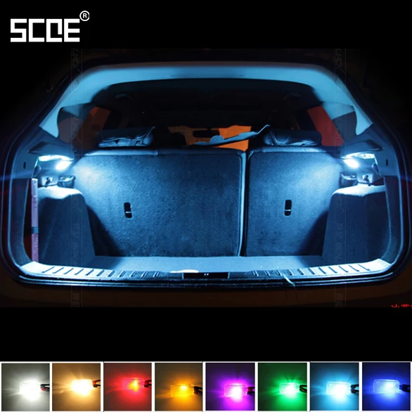 Автомобильный Стайлинг SCOE 2x3SMD светодиодный светильник для багажника освещение