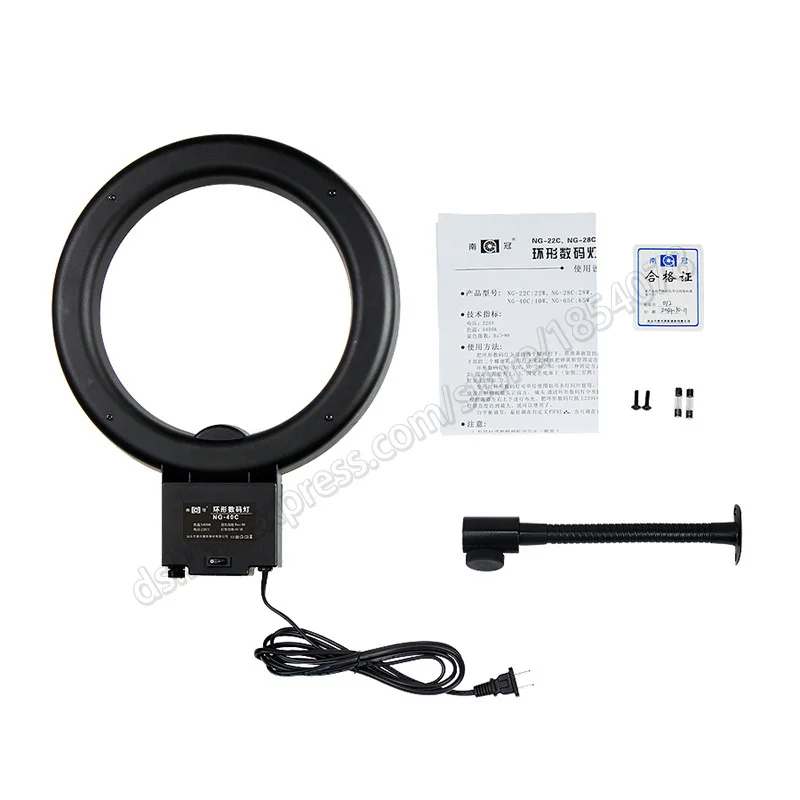 

Professional NG-22C DSLR Camera Photo Ring Light 206mm Outer 124mm Inner 22W 5400K Photography Equipment Studio Lamp Fluorescent