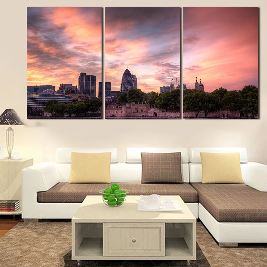 Новинка Лидер продаж роспись Абстрактная живопись на холсте красивый закат