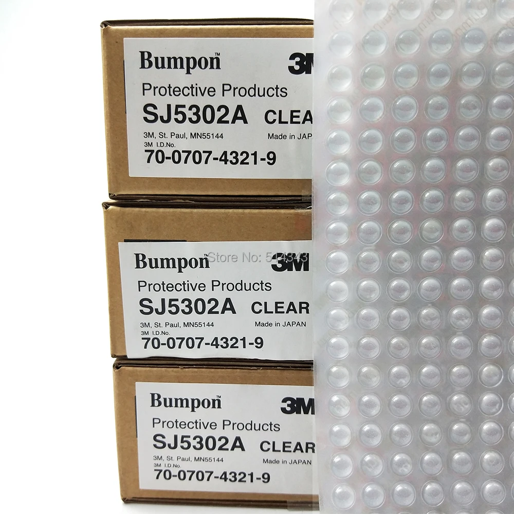 50 шт 3 м защитный Bumpon SJ5302A 3 м прозрачный кремниевый резиновый в горошек/форма верхней шляпки силиконовая резиновая прокладка 3 М лента
