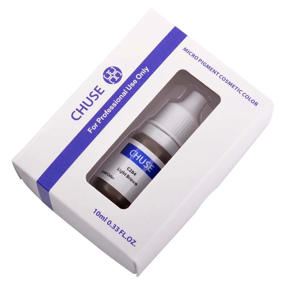 Мерные чернила C284 светло-коричневые татуажные микро-пигменты для бровей и