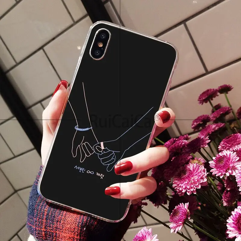 Ruicaica EXO kpop Черный белый мягкий прозрачный чехол для телефона Apple iPhone 8 7 6 6S Plus X XS MAX 5