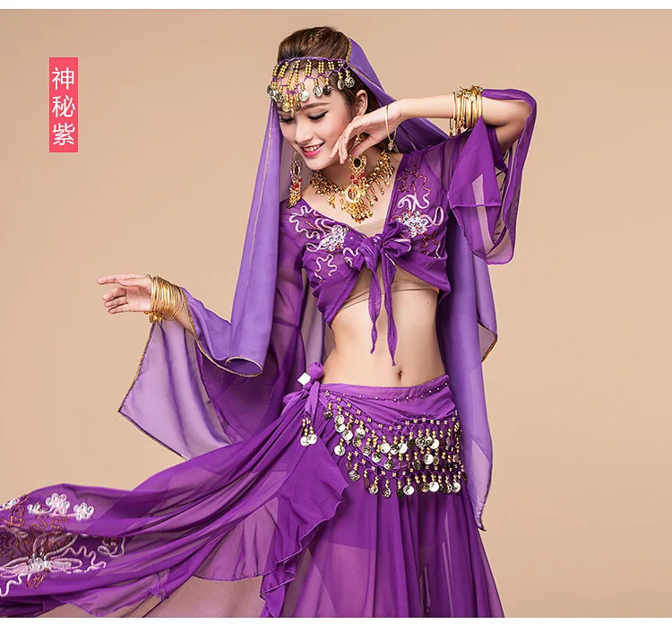 4 шт./комплект Женский костюм для танца живота|belly dance costumes|belly dancing clothesegyption belly costumes