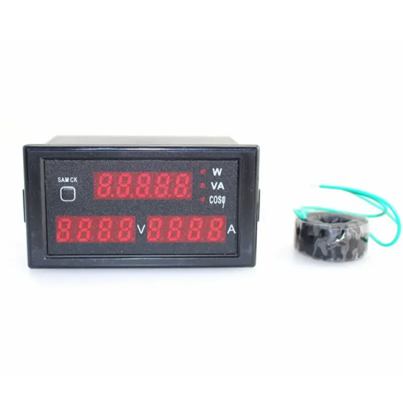 AC 80 300V 0 100A Многофункциональный Вольтметр переменного тока амперметр ампер вольт