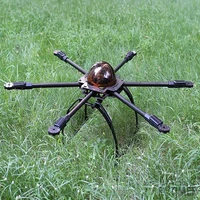 rctimer x800 hexacopter carbon fiber frame kit diy 6 axis multi rotor rc quadcopter set black