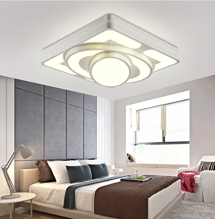 Светодиодный потолочный светильник в стиле боди арт черно белый креативный виде