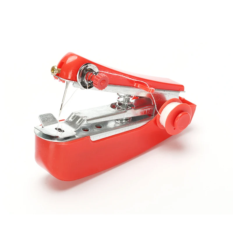 Полезные портативные мини швейные машины рукоделие Беспроводная ручная Одежда