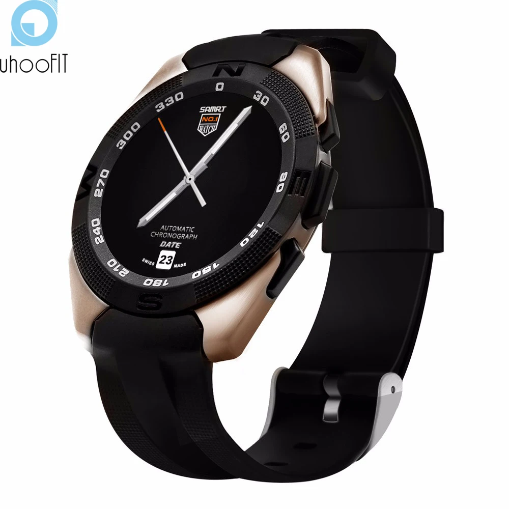 Uhoofit G5 Смарт-часы MTK2502 Smartwatch монитор сердечного ритма Фитнес трекер вызова SMS