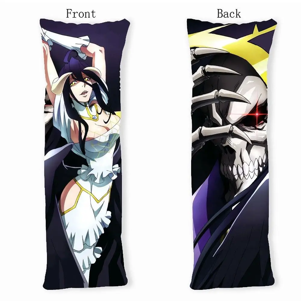Персонаж Аниме Overlord albedo Ainz ткань oawl Dakimakura наволочка для тела 150x50 см|Наволочка| |