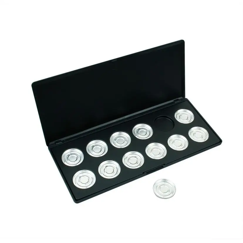 Подарите идеальную защиту для ваших теней век макияж пустые 12 шт Алюминиевые