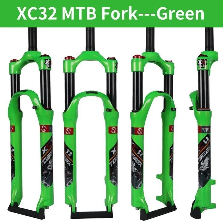 Новинка 2018 Велосипедная вилка для горного велосипеда Toseek XC32 26/27 5/29er 100 мм передняя