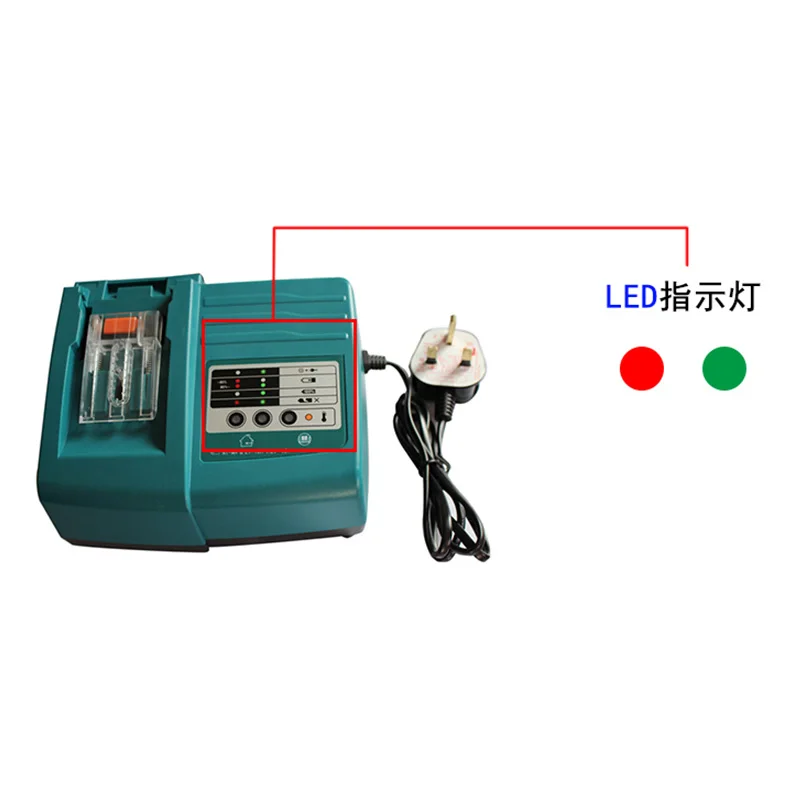 Зарядное устройство для литий-ионной батареи Makita BL1830 BL1430 DC18RC DC18RA 110 В и 220 Ni DC1414T 7 2