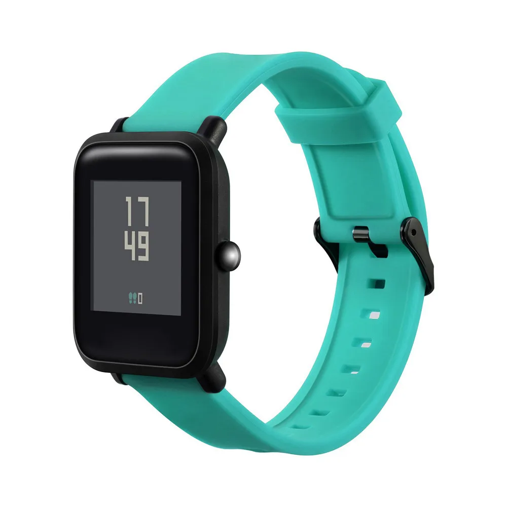 Браслет на запястье из мягкого силикагеля для Xiaomi Huami Amazfit Bip Youth Watch SmartWatch