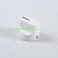 10pcs colorful rotary control vintage plastic white knob 16x15mm for guitar 6 35mm shaft amp parts
