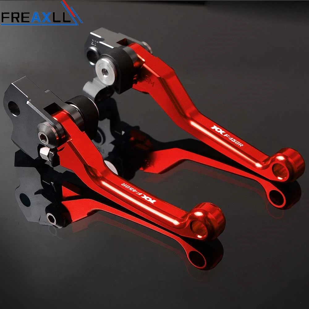 Для мотовездеход Kawasaki KXF450R KXF 450R KXF 450 R 2008- мотокросса мотоцикл с ЧПУ мотоцикл Pivot Dirt Bike Тормозные Рычаги Сцепления - Цвет: Red