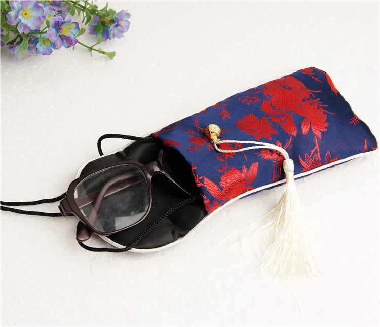 2 шт. для шеи Мобильный телефон сумка чехол Цветок Чехол очков коробка хранения