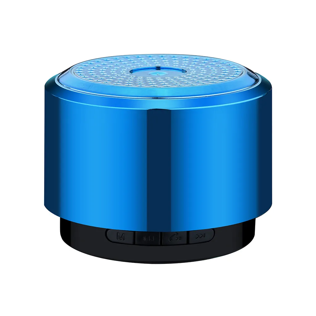 Беспроводная bluetooth-колонка металлическая портативная мини-колонка с микрофоном