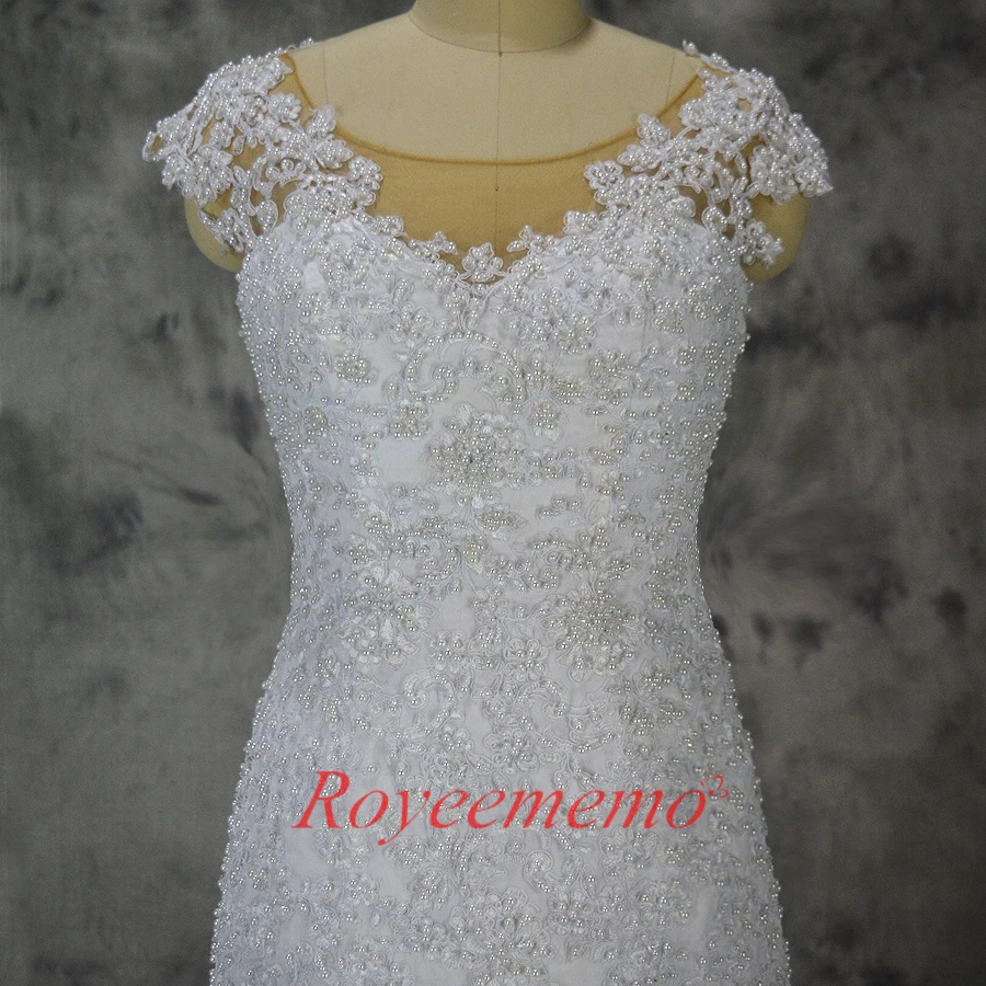 Свадебное платье Русалка с рукавами крылышками и бисером 2017|bridal gown|wedding gownswedding dress