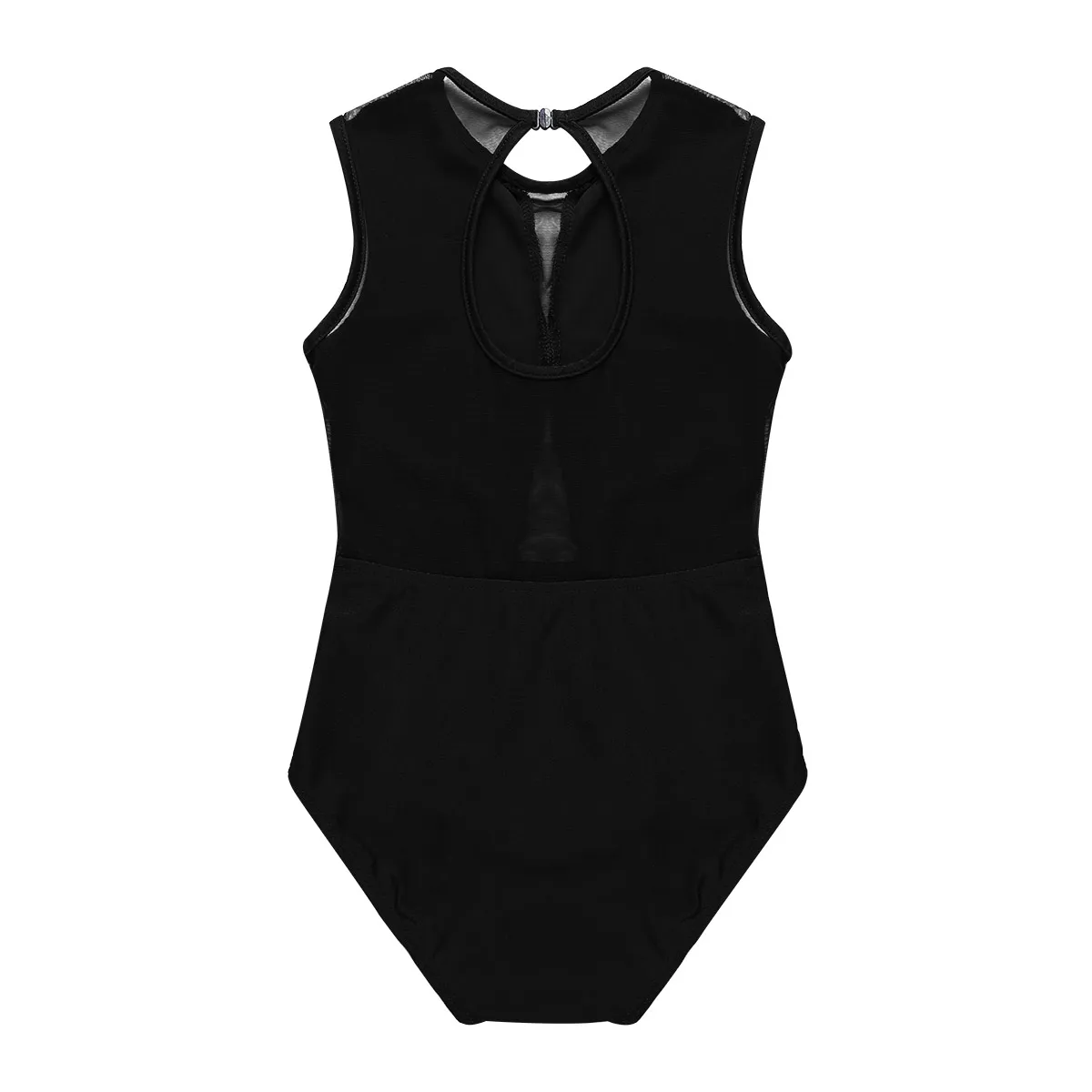 Kids Girls Gymnastics Swimsuit for Dancing Sleeveless Mesh Tutu Ballet LeotardDance Bodysuit Leotard Dancewear | Спорт и развлечения