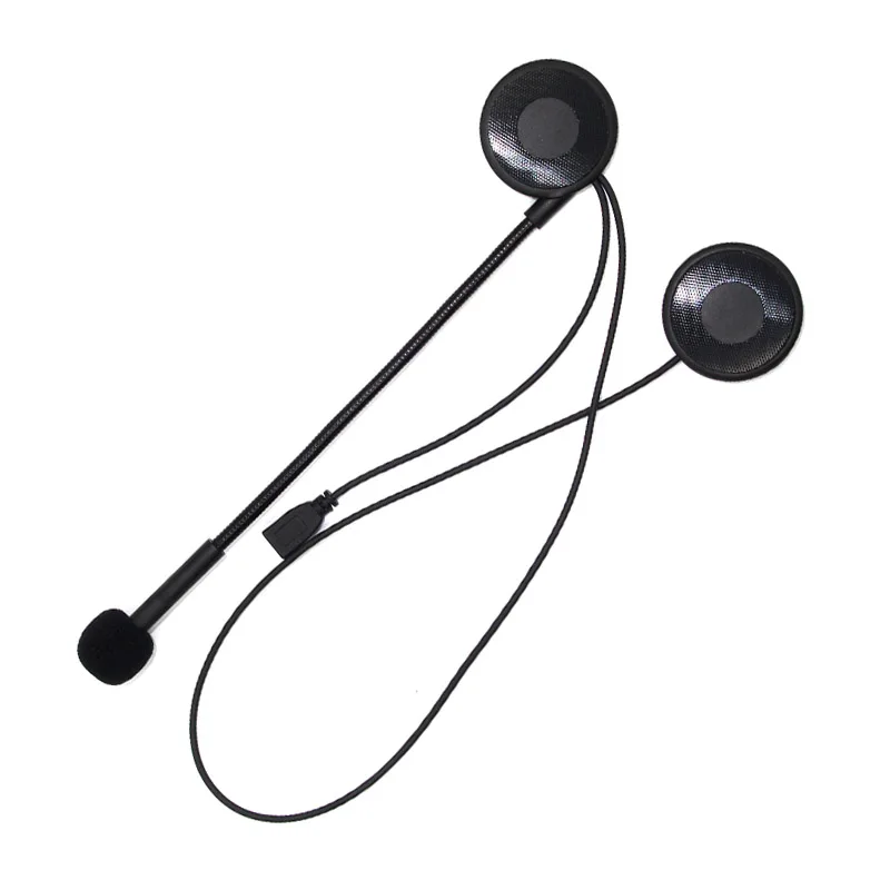 JaJaBor 3-го поколения мотоциклетный шлем гарнитура беспроводная Bluetooth V4.2 Громкая связь динамик с микрофоном музыкальный приемник зарядка через usb