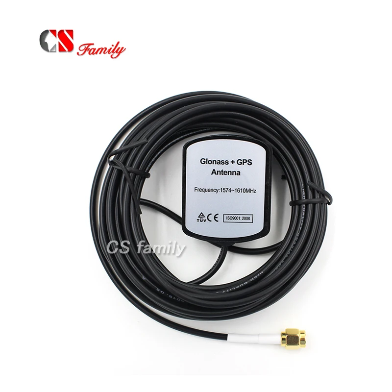 GPS ГЛОНАСС активная Водонепроницаемая антенна внешняя IP67 с sma male|waterproof antenna|external