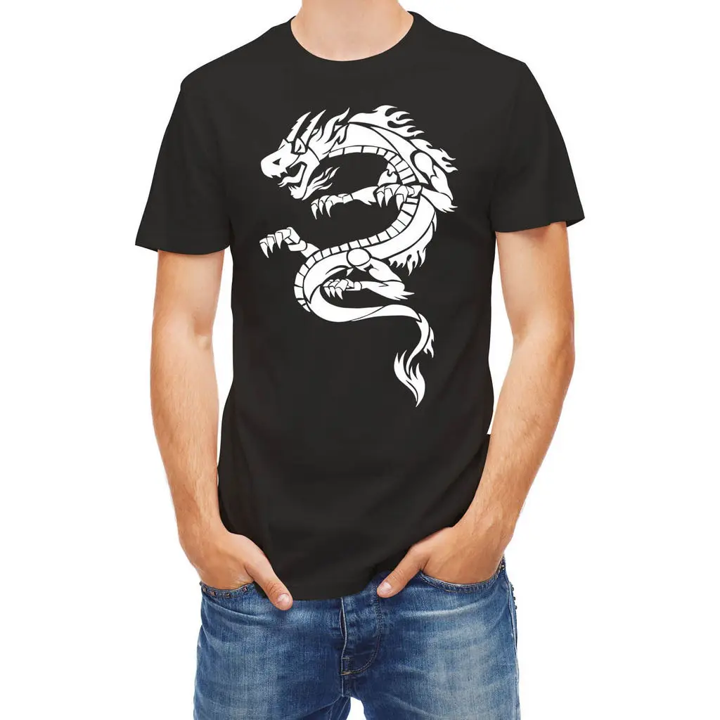 

T Shirt High Detail Dragon Funny Short Sleeve Cotton T-Shirts Short Sleeves Cotton Tee Shirt Hot Sale Clothes Top Tees